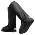 thumbnail image 2 of Cubierta 1 par de Zapatillas de lluvia cubre PVC Agua resistente al tubo Alto Cubiertas de botas de lluvia para ciclismo de esquí de pescalada escalada, 2 of 6