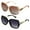 Black, variant on Mercita Sunglasses for Women, UV 400 Sunglasses Large Frame Women Sunglasses Classic Oversized Sunglasses/Blue+Tea/2PCS