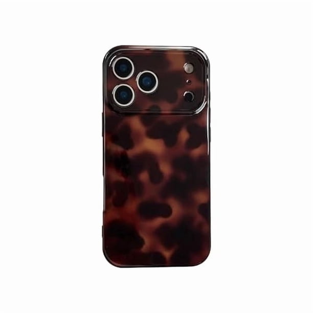 Chenchen Compatible with iPhone 17 Pro Case for Women, Fashion Fall Tortoise Shell Phone Case, Classic Soft TPU Protective Shockproof Cover Compatible with iPhone 17 Pro 6.3'', Color2