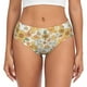 thumbnail image 1 of Balery Groovy Hippie Flower Mushrooms Ropa Interior de Algodón para Mujer con Dibujo – Braguitas Cómodas y Elásticas, Estilo Clásico-3X-Large, 1 of 6