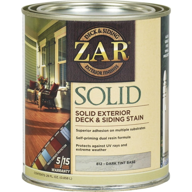 ZAR Solid Exterior Deck &amp; Siding Stain