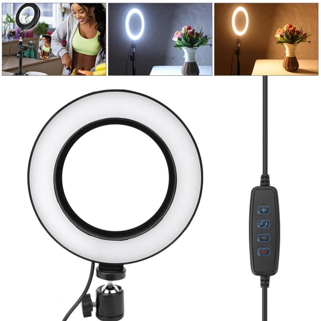 Luz LED Para Vídeo, Luz De Relleno Para Fotografía De Alto Brillo, Práctico Maquillaje Para Selfie Para Transmisión En Vivo Y Vídeo De Youtube
