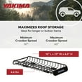 thumbnail image 4 of Yakima SkinnyWarrior 16 Inch Extension for Long and Narrow Cargo Basket, 4 of 11