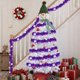 thumbnail image 5 of Cinta para árbol de Navidad para colgar adornos | Tira decorativa de lana para coronas y guirnaldas | Ribete festivo de 200 cm para decoración de ventanas, fiestas y el hogar, 5 of 8