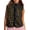 Black and Gold, variant on Stand Collar Zip Up Fuzzy Checkered Vest Jacket, Sleeveless Warm Plush Outerwear, Casual Winter Thermal Sleeveless Coat For Daily Outdoor Street Cold Weather Wear