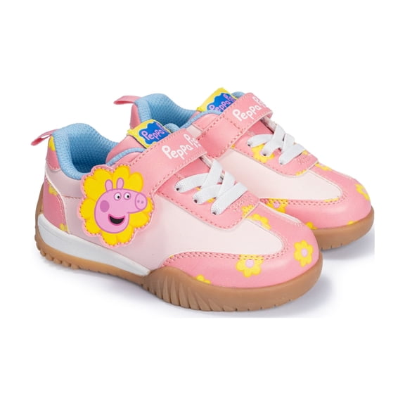 Peppa Pig Toddler Girls Strap Up Sneaker