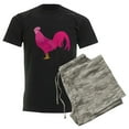 thumbnail image 6 of CafePress - Pink Rooster Men's Dark Pajamas - Men's Dark Loose Fit Cotton Pajama Set, 6 of 7