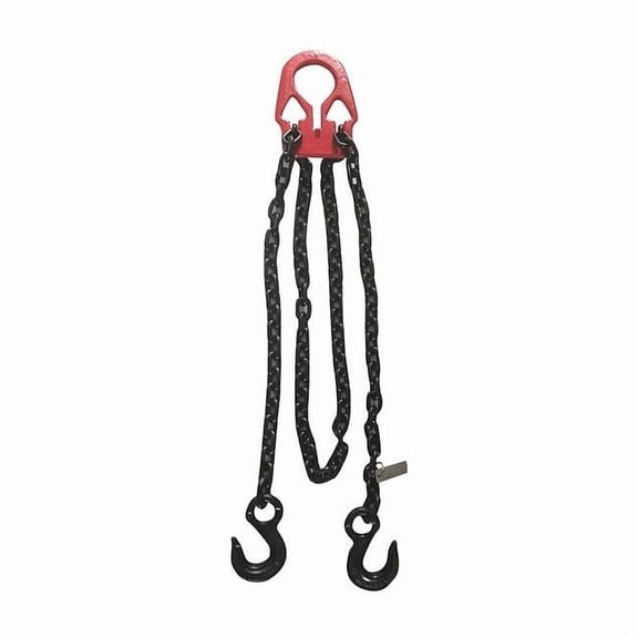 Dayton Chain Sling,G80,Adj Link,Aly Stl,10 ft L 4PGW2