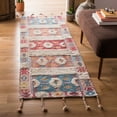 thumbnail image 4 of Safavieh  Handmade Saffron Jera Modern Tribal Cotton Rug 2'3" x 8' Runner 8' Runner Runner, Rectangle, 4 of 5