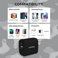 thumbnail image 6 of Liquipel Powertek Pastel Camo Dual USB-A / USB-C Wall Charger - Black, 6 of 7