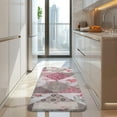 thumbnail image 4 of Pioneer Flower Floral Print Pattern Kitchen Rug Mat,Kitchen Runner Rugs Non Skid Washable,Decorative Kitchen Floor Mats for Kitchen,Sink,Laundry,17"x47.2", 4 of 7