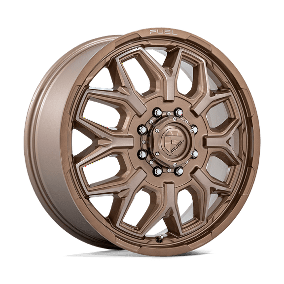 22x8.25 Fuel Off-Road D876 Flux Platinum Bronze DUALLY FRONT Wheel 8x6.5 (104mm)