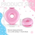 thumbnail image 2 of Pink Round Donut Cake Pop Mold Plastic Cake Pop Press Molds Shapes 3.46 Inch Large Circle Mold for Donut Bagel Making, 2 of 7