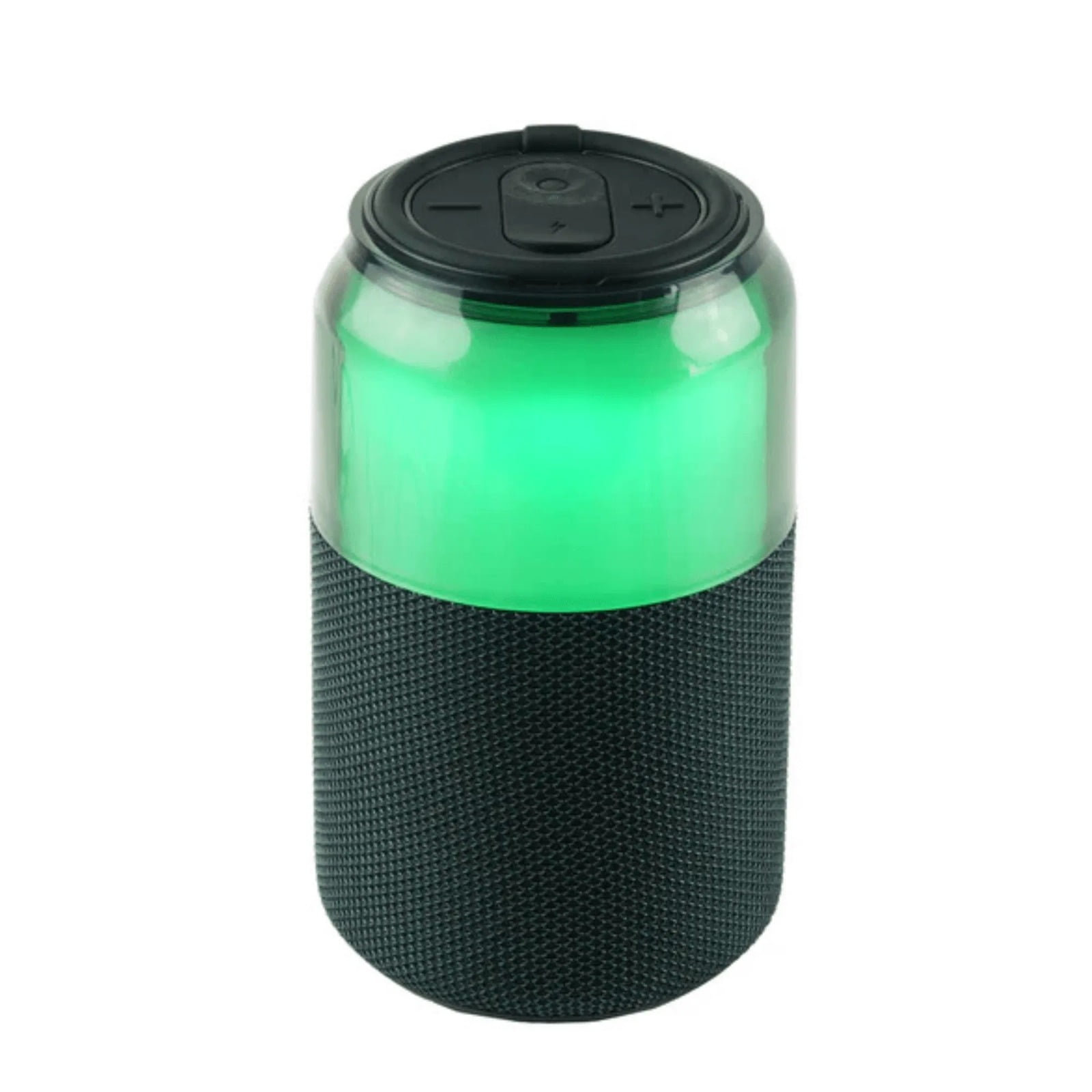 LED open-top can speaker, portable Bluetooth speaker, 4 color LED lighting modes, built-in silicone ring, with dust-proof cover, suitable for clubs and computer rooms.