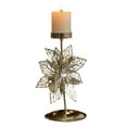 thumbnail image 1 of Candelabros de metal para velas votivas navideñas, adornos para mesas navideñas, candelabros con forma de copo de nieve, candelabros para el hogar, bodas, fiestas, decoración de mesas, 1 of 5