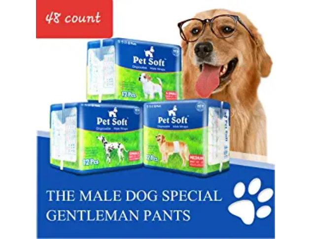 male dog diapers for poop