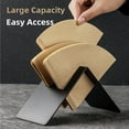 thumbnail image 4 of Stainless Steel Conical Coffee Filter Paper Holder Stand Single Double Grid, 4 of 9