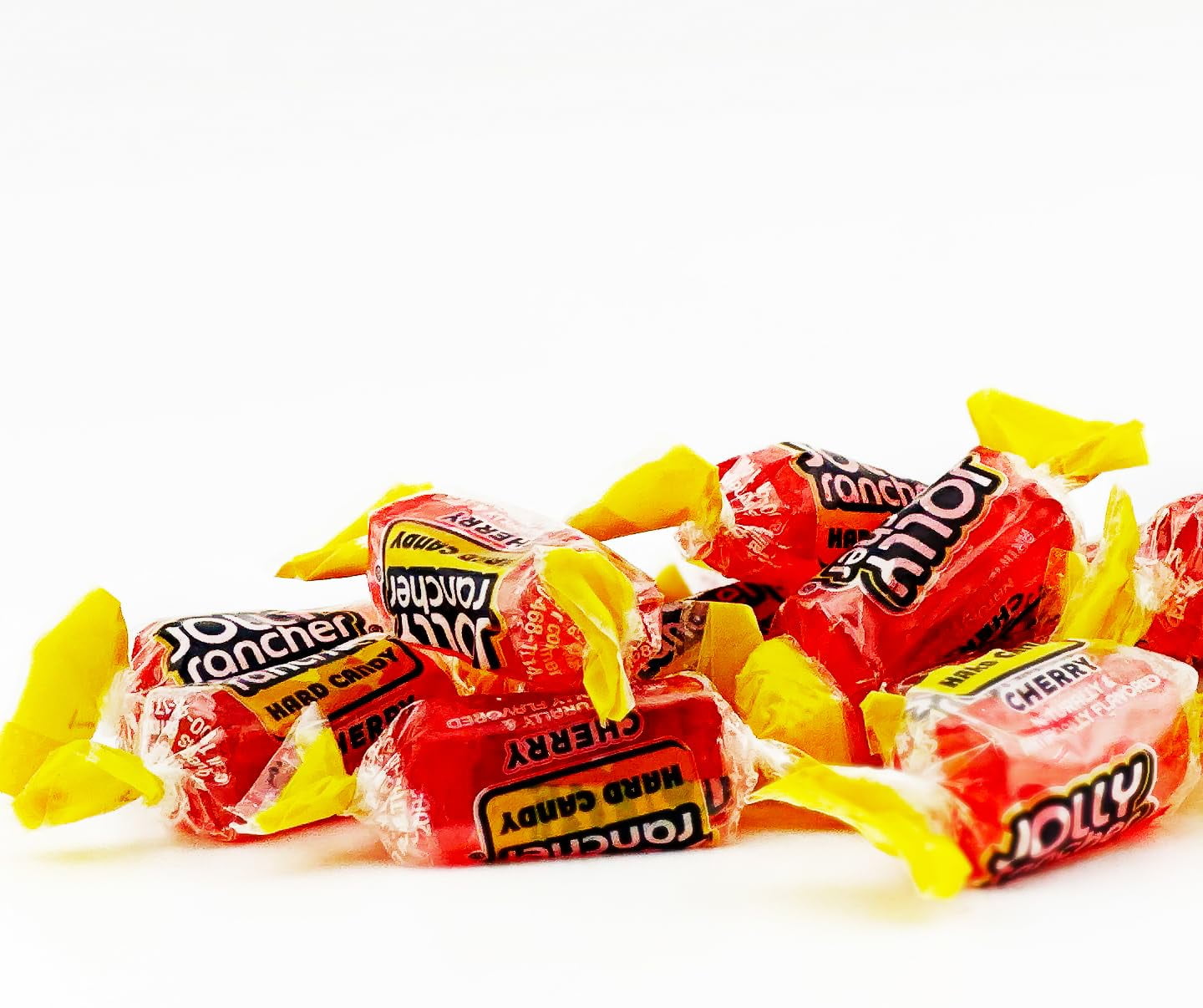 CHERRY JOLLY RANCHER Hard Candy Original Flavor 2 lb â€“ Bulk Bag, Individually Wrapped (148 Pieces)