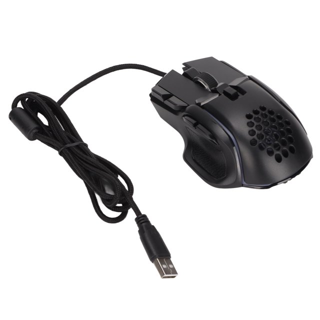 Ratón con cable, ratón mecánico, ratón para juegos con cable de 13, ratón RGB, confiabilidad excepcional