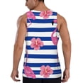 thumbnail image 3 of Xecao Flamingo Men's Tank Top Workout Quick Dry Sleeveless Gym Jogging Muscle Shirts Summer Swim Beach Tops, 3 of 9