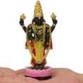 thumbnail image 5 of IBA Indianbeautifulart God Spiritual Figurine Lord Venkateswara Auspicious Hindu God Living Room Home Décor Religious For Car Dashboard-9D, 5 of 7