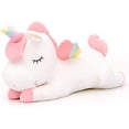 thumbnail image 1 of Peluche de peluche HUOGUO de unicornio con alas de arcoíris, 30 cm, 1 of 5