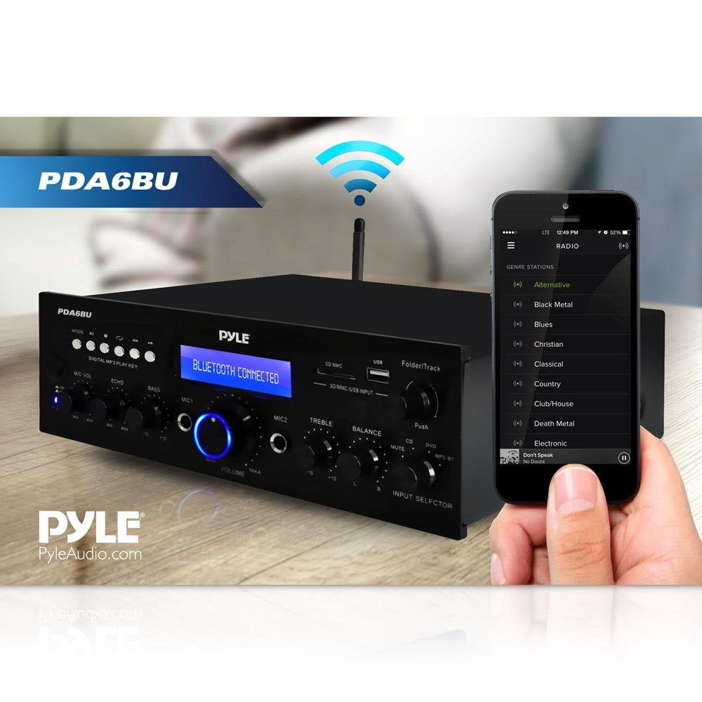 wireless bluetooth power amplifier system