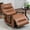 Brown, variant on Aukfa Power Recliner Massage Chair with USB for Living Room Bedroom, Velvet, Gray