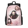 thumbnail image 2 of Kamado Nezuko Leisure Travel Backpack Large Capacity Backpacks Bookbag Lightweight Casual Daypack Rucksack, 2 of 8