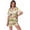 Animal prints, variant on Womens Silk Satin Pajamas Set Animals Print Pjs Button Down Short Sleeve Lounge Set 2 Piece Sleepwear