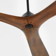 thumbnail image 3 of 3-121-2115 Oxygen Lighting Mecca - 3 Blade Ceiling Fan-12.25 Inches Tall and 72 Inches Wide-Black Finish-Walnut Blade Color, 3 of 3