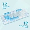 thumbnail image 3 of CHONCHOW Blue TKL Gaming Keyboard and Mouse Combo, 87 Keys Wired RGB Backlit Keyboard & RGB Mouse for PC, PS5, Xbox, 3 of 7