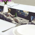 thumbnail image 4 of Yayeee Table Runner 90 inches Long Home Kitchen Dinning Party Decoration, Beige Astronaut, 4 of 7