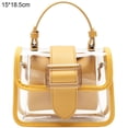 thumbnail image 2 of Bolso bandolera de gelatina de moda primavera/veranoAmarillo, 2 of 5