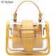 thumbnail image 2 of Bolso bandolera de gelatina de moda primavera/veranoAmarillo, 2 of 5