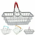 thumbnail image 1 of Panier d'Achats de Supermarché Miniature en Métal pour Enfants Lubelski Jouet de Jeu de Rôle Factice Cadeau, 1 of 8