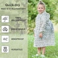 thumbnail image 4 of Children's Raincoat for Girls Boys Rain Jacket Toddler Rain Poncho Lightweight Rain Clothing Waterproof Rain Suit Rain Clothing, Starry Sky, 4 of 6