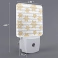 thumbnail image 2 of Salouo Gold Snowflake for Night Lights Plug into Wall 1 Pack, 0.5W Plug in Night Light with Dusk-to-Dawn Light Sensor LED Nightlight for Bathroom, Adult, Hallway-UK, 2 of 7