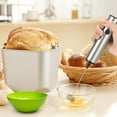thumbnail image 2 of Meottam Handheld Milk Frother, USB Rechargeable Electric Milk Frother, 3 Speed Adjustable, with 2 Stainless Steel Whisks for Latte, Cappuccino, Hot Chocolate, Egg (Silver), 2 of 6