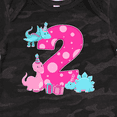 thumbnail image 4 of Inktastic Dinosaur Party-second Birthday Girls Baby Bodysuit, 4 of 5