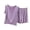 Purple, variant on SwiftWear Women's Summer Modal Pajama Set– Soft Ruffled Trim Lightweight Loose Sleepwear & Lounge Set, Solid Color Breathable PJs for Cozy Home & Bedtime