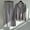Gray, variant on Tejiojio Fall Clearance Fashion Women Yoga Set Tie-Dye Sportswear Suit 2PC Tracksuit Long Sleeve Sets