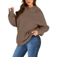 thumbnail image 3 of Shine Up Hoodies for Women Fleece Hooded Sweatshirts Oversized Pullover Long Sleeve Ladies Tops with Pocket, 3 of 9