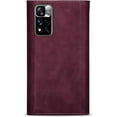 thumbnail image 2 of Wallet Case for Xiaomi Redmi Note 11 4G, Shoulder Crossbody Purse Handbag Neck Strap Lanyard Cover with ID Card Holder Phone Case for Xiaomi Redmi Note 11s 4G/Redmi Note 11 4g XK Wine, 2 of 18