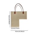thumbnail image 4 of Cesta organizadora para escaleras con soporte interno de fieltro premium para organizar juguetes de madera beige, 4 of 4