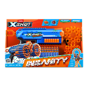 XSHOT Insanity Manic Blaster by ZURU Outdoor Blaster with 24 Air Pocket Darts for Ages 8+