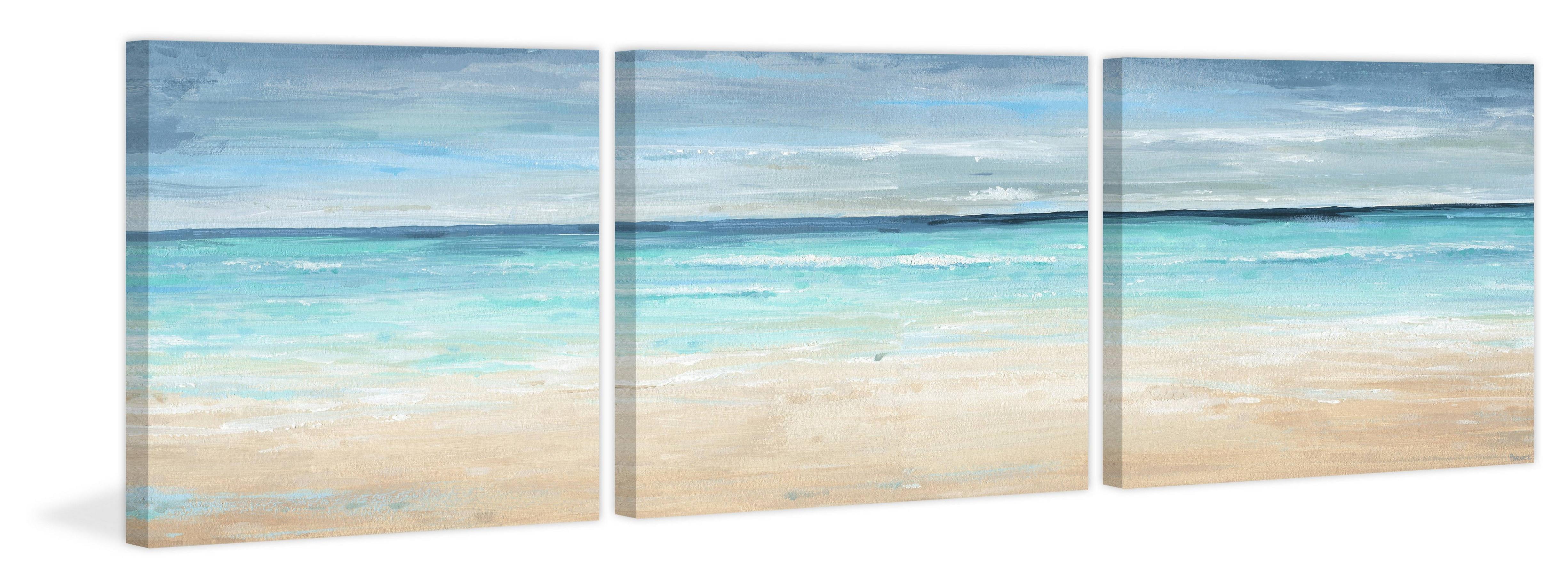 Parvez Taj Vast Blue Sea Triptych