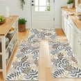 thumbnail image 5 of Boho Kitchen Rugs Set of 3, Farmhouse Kitchen Rugs and Mats Non Skid Washable, Non Slip Kitchen Floor Mat Leaf Kitchen Rug Runner for Hallway Entryway Laundry Room, 5 of 6