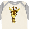 thumbnail image 4 of Inktastic Cute Giraffe Boys or Girls Long Sleeve Baby Bodysuit, 4 of 5