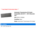 thumbnail image 2 of Automatic Transmission Cooler - Compatible with 2011 - 2015 Chevy Volt 2012 2013 2014, 2 of 2